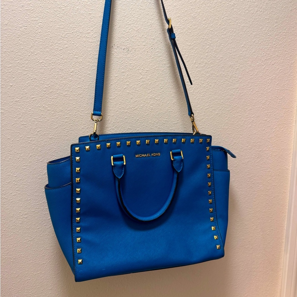 NWOT Michael Kors Stunning Turquoise Handbag